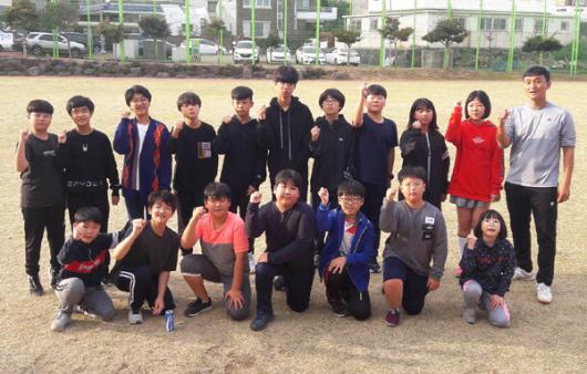 [제주감귤국제마라톤 단체팀 소개] 하귀일초등학교