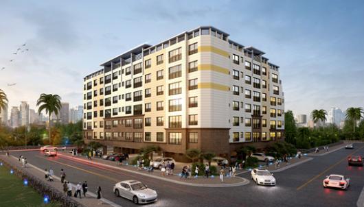 갤럭시 아파트 투시도