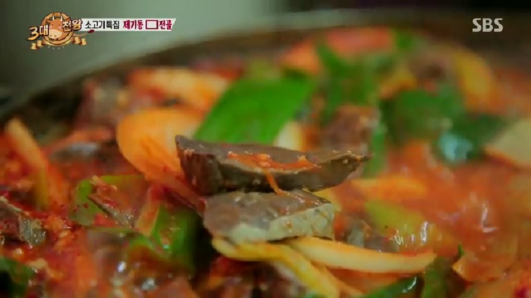 백종원의 3대천왕:소고기특집 맛있게 굽는팁, 안의 소갈비찜/제기동 허파전골/원주 말이고기/함안 짬뽕
