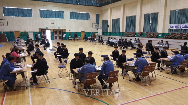 전남 광양하이텍고, 산학일체형 도제학교 학생-업체 매칭 박람회