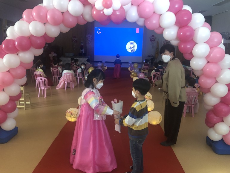 울산 상북유치원 동생들이 준비한특별한 졸업식