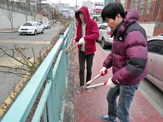 전주시 호성동 주택가 보행환경정비 한창