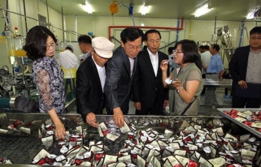 장수드림협동조합 개소 농산물 가공품 생산