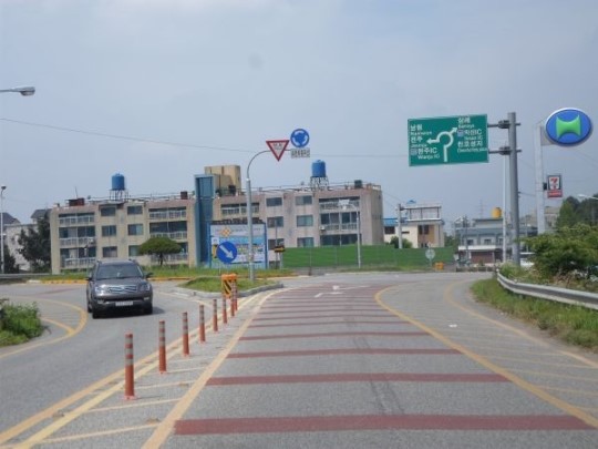 완주서 사거리에 회전교차로 설치