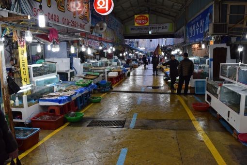 부안상설시장 소방도로선 정비