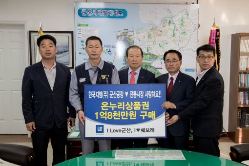 군산시와 한국지엠 군산공장, 전통시장 활성화 의기투합