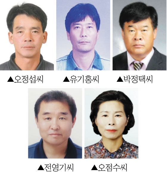 남원시, 2019년 농업인대상자 5명 선정