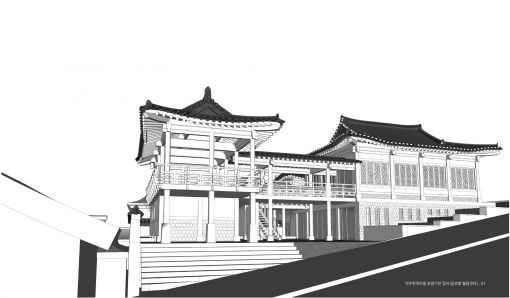 전주 글로벌 웰컴센터, 한옥 형태로 조성