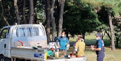 완주서 삼례파출소, 든든한 추석 치안 활동 박차