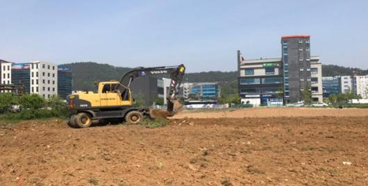 목포 건설기계연합회 공한지 정비