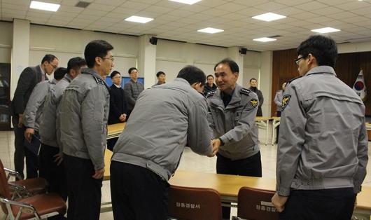 장흥경찰서, 정기 인사발령 신고식