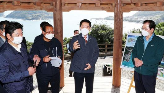 金지사, 해양수산분야 현안사업 점검