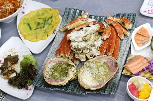 원주 단계동 맛집 주문진 대게 회 타운 튼실하고 푸짐한 게찜 선봬