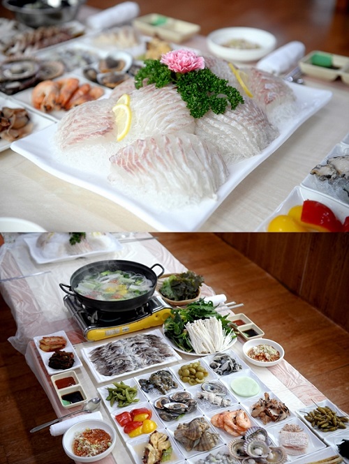 여수 맛집 연육교횟집, 겨울철 새조개 샤브샤브와 자연산 활어회 선보여