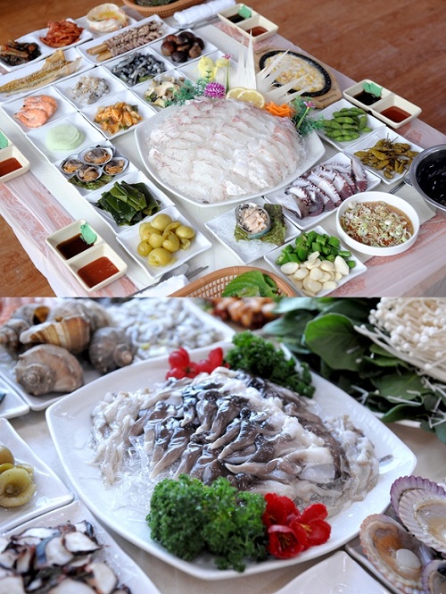 여수 맛집 연육교횟집 자연산 활어회와 새조개 샤브샤브까지 별미 가득