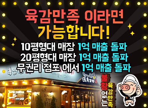 족발창업 프랜차이즈 육감만족 국내 80여 곳, 중국 10여 곳에 체인점 운영