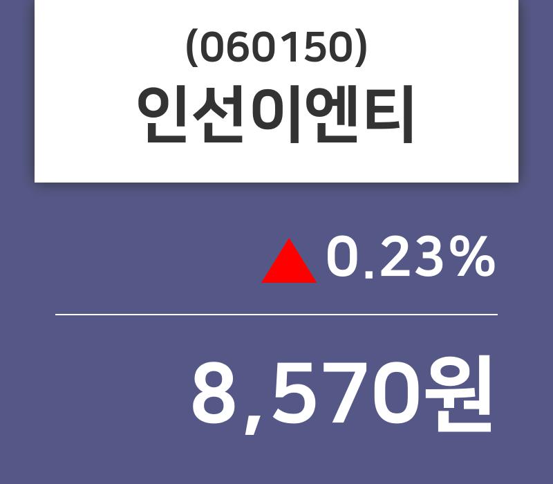 6월 4일   인선이엔티 종목 그래프  및 증권정보와 종목동정