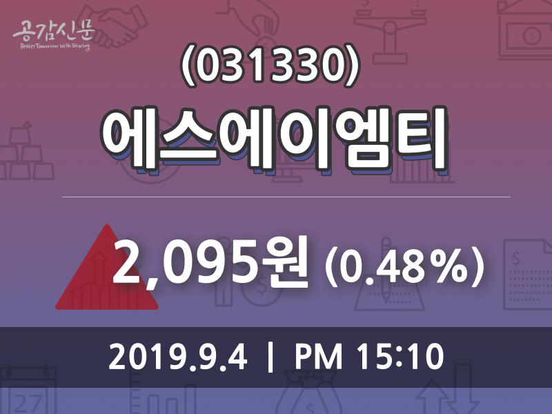 에스에이엠티 주가(031330)정보, 4일 오늘거래가 2095원