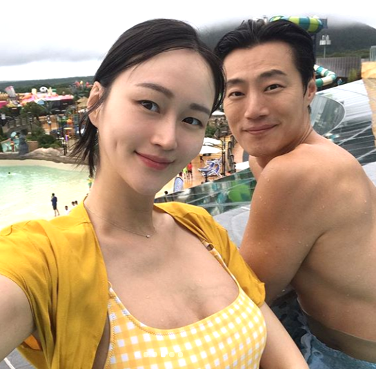모델 이혜정, 남편 이희준과 임신 태교 호캉스 인증샷! "첫 만남서 뽀뽀, 연락처는 교환 안했다?"