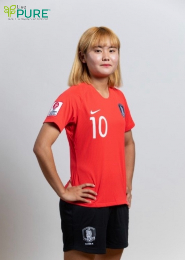 리브퓨어코리아, 도쿄 올림픽 여자 축구 국가대표 강지우 선수 후원