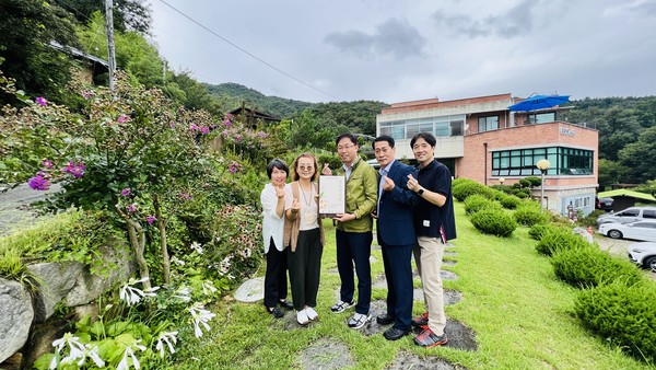 건강한 정원문화  제1호 민간정원(행복한 정원) 현판식 개최!!