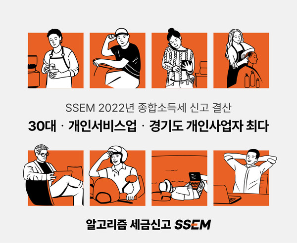 알고리즘 세금신고 앱 SSEM, 지난해 종합소득세 신고 서비스 이용자 결산