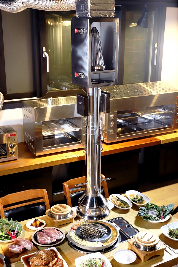 가온통상 주식회사, SavorX 배기후드 제품 9292 Korean BBQ 매장에 납품