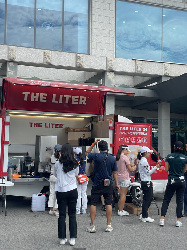 더리터&더리터24, KLPGA 대보 하우스디 오픈 후원… 커피트럭 운영