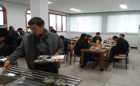 구좌농공단지 입주업체 근로자 구내식당 준공
