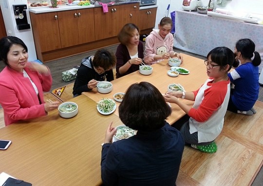 대정읍 사랑방 쉼팡 인기...다문화가족과 함께해요