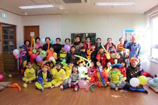 영락사회복지관, 독거노인 친구만들기 유치원 봉사활동