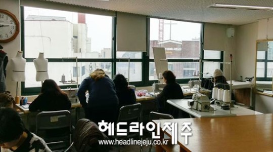 서귀포시평생학습관, 홈패션실 재봉기 교체