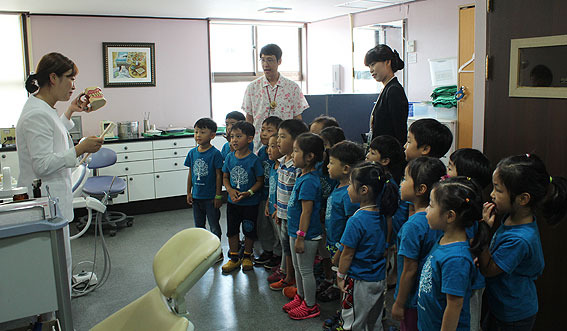 한국병원, 청사랑어린이집 병원 견학행사