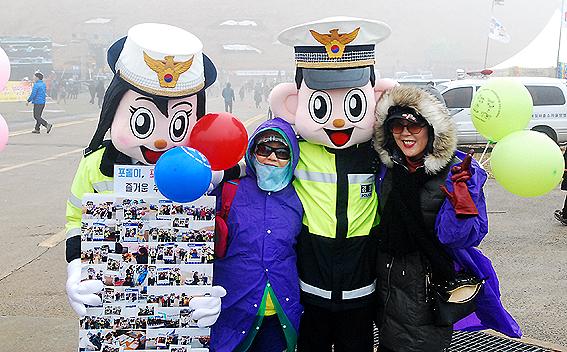 제주서부경찰서, 들불축제서 경찰 홍보활동 전개