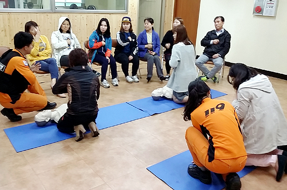 연동119센터, 연동어린이집 교사 응급처치교육 실시