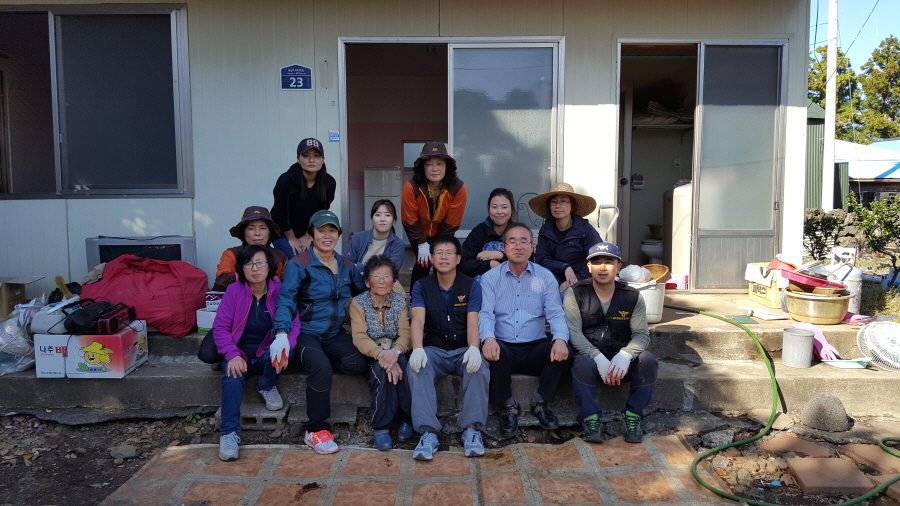 표선백사봉사단, 취약계층 노인 가구 주거환경 정비 봉사