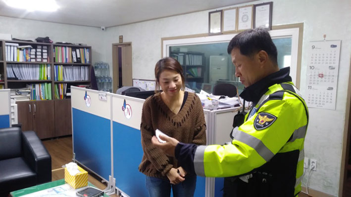 제주서부경찰서, 전세버스업체 교통안전수칙 홍보