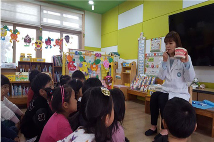 제주시 동부보건소, 구좌원광어린이집 구강교육 운영