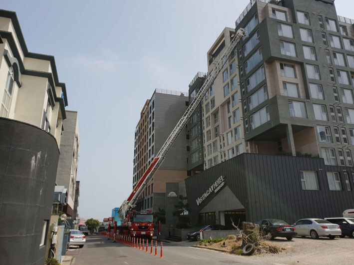 대륜119센터, 화재취약대상 현장대응훈련