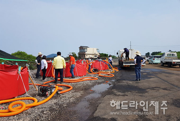 제주시, 농작물 폭염 피해 대책 추진...유관기관 공조 급수지원