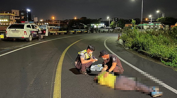 제주해경 강지성 경사, 퇴근길 길가에 쓰러진 시민 구조