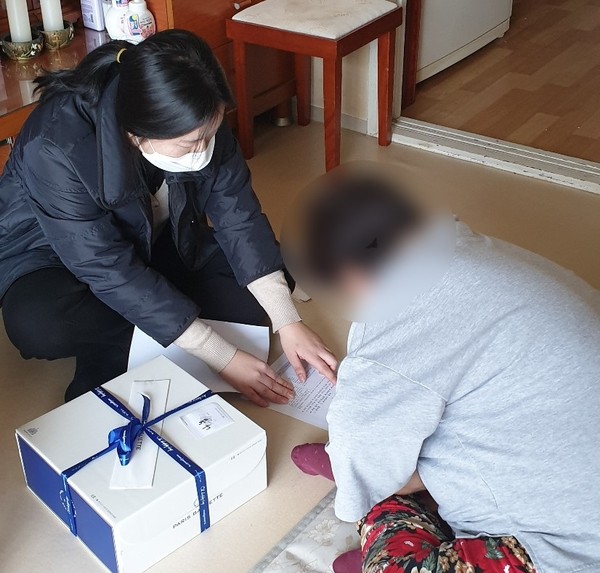 삼양동, 관내 어려운 가구에 사랑의 빵 전달