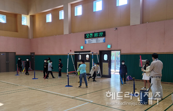 봉개초, 건강체력교실 티볼 스포츠 운영