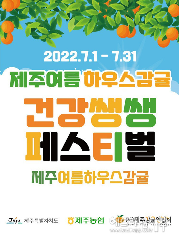 여름 제철 제주하우스감귤 페스티벌...7월 한달간 전국 대형마트서 진행