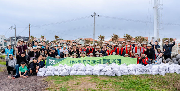  클린올레 9개 단체 연합 제주 해안 환경 정화 활동 펼쳐