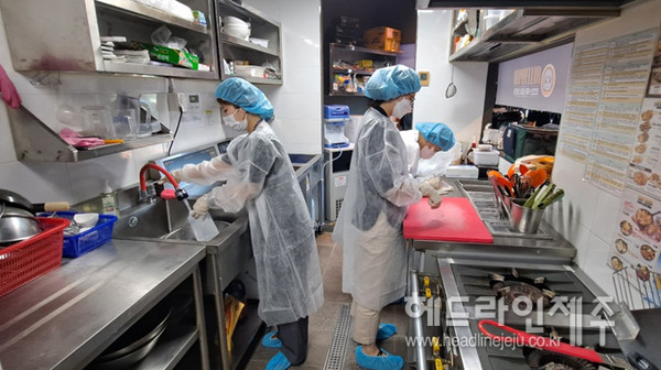 제주도, 어린이집 집단급식소 식중독 예방 합동점검