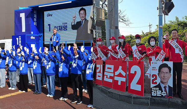 막 오른 제21대 대통령 선거...제주시내 거리 유세전 본격화