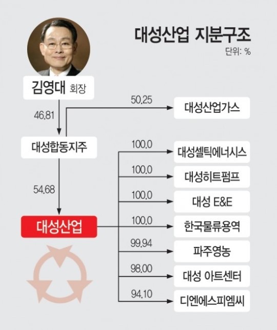 김영대의 대성산업, 구조조정 몸살 중