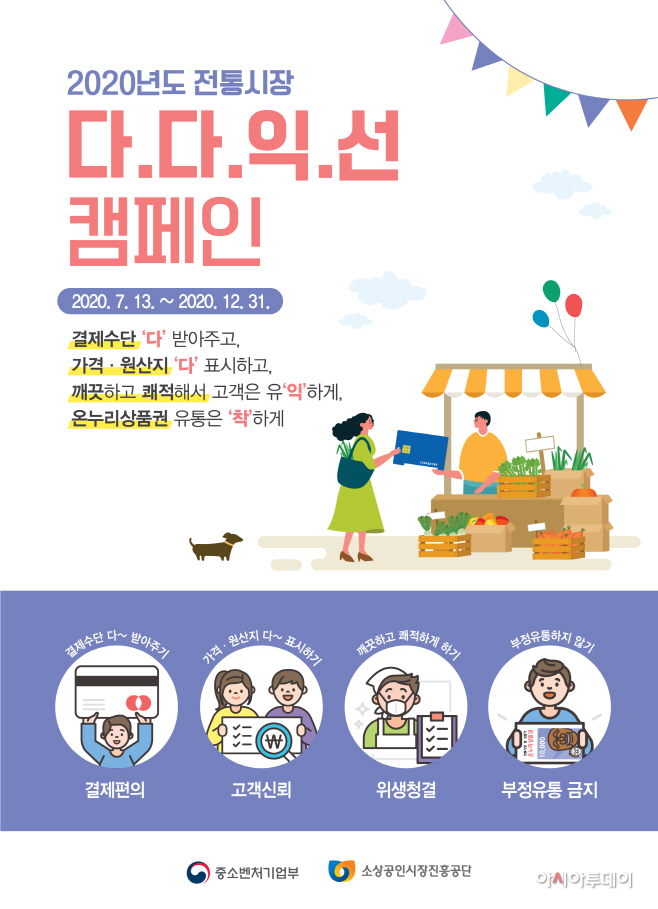 소진공, 축산물품질평가원과 전통시장 고객서비스 개선 다다익선 캠페인 추진