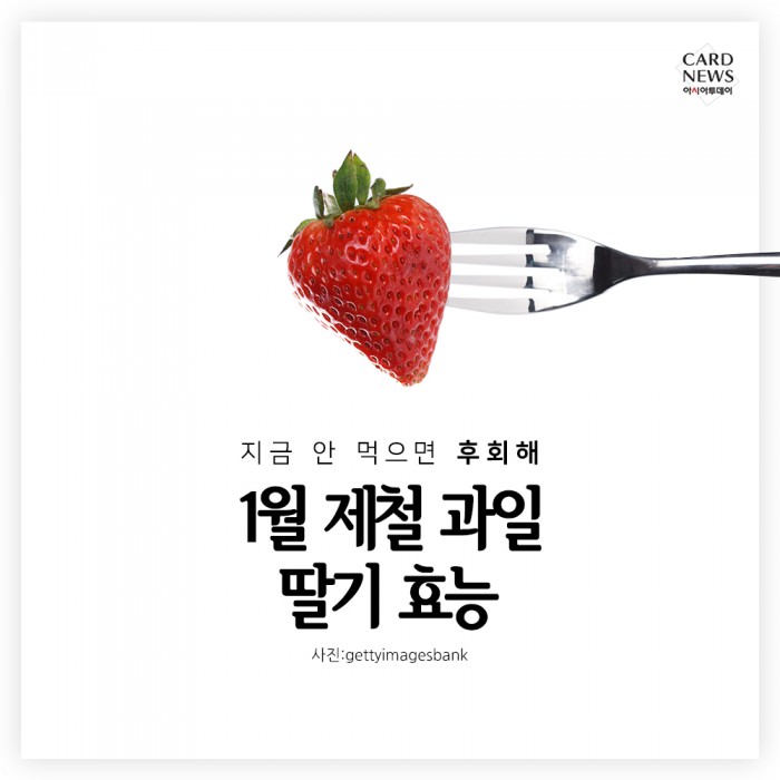 [리스티클] 지금 안 먹으면 후회해 1월 제철 과일 딸기 효능